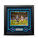 Chris Johnson Sideline Run Tennessee Titans Autographed 8" x 10" Framed Football Photo
