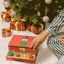 Nutcracker Ornament Chocolate Gift Box | Edible Chocolate Christmas Tree Ornaments | Bonnie & Pop