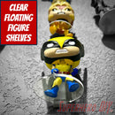 Clear Floating Shelf for Funko Pop & Action Figure Display | Wall-Mounted Acrylic Display for Collectibles