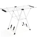 Clothes Drying Rack with Height Adjustable Wings