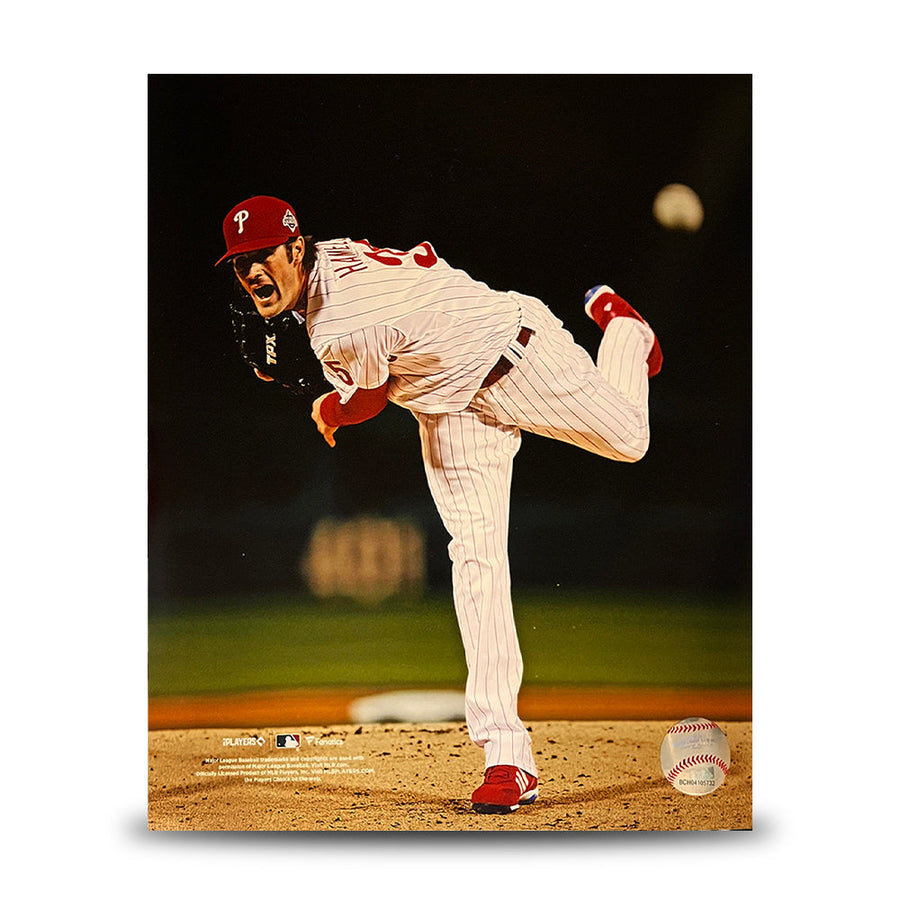 Cole Hamels 2008 World Series Action Philadelphia Phillies 8