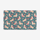 Winter Corgis Playmat