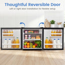 Compact Mini Fridge with 7-Level Thermostat - 1.7 Cu Ft