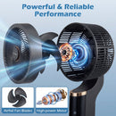 Compact Oscillating Standing Fan with 70° Oscillation and 90° Tilt for Home Office