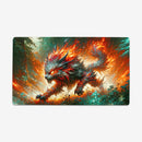 Elemental Fox Playmat