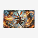 Fighting Rabbit Wizard Playmat