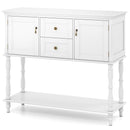 Console Table with 2 Drawers and Storage Cabinets