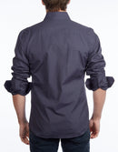 Contrast Collar Button-Up Shirt // - Contemporary Fit - contrast trimming - final sale