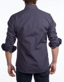 Contrast Collar Button-Up Shirt // Contemporary Fit - contrast trimming - final sale