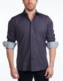 Contrast Collar Button-Up Shirt // Contemporary Fit - contrast trimming - final sale