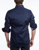 Contrast Collar Button-Up Shirt // Contemporary Fit - contrast trimming - final sale