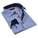 Contrast Collar Button-Up Shirt // - Contemporary Fit - contrast trimming- final sale