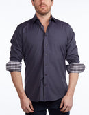 Contrast Collar Button-Up Shirt // Contemporary Fit - contrast trimming - final sale