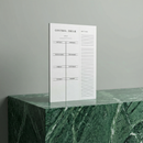 Control Freak Weekly List Notepad | 8.5" x 11" Desk Planner