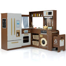 Corner Play Kitchen with Lights and Sounds for Ages 3+