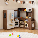Corner Play Kitchen with Lights and Sounds for Ages 3+