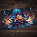 Stained Glass Lotus Prism Playmat