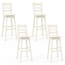 Swivel 30-Inch Bar Height Stool Set of 2 with Footrest
