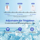 Countertop Ice Maker with External Tank & Self-Cleaning