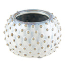Cream Dot Pot Planter | Round Indoor Planter for Succulents Small Plants