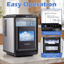 Countertop Ice Maker 26 Lbs/Day with Adjustable Thickness