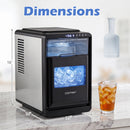 Countertop Ice Maker 26 Lbs/Day with Adjustable Thickness