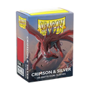 Dragon Shield: Crimson & Silver - Matte Dual Sleeves