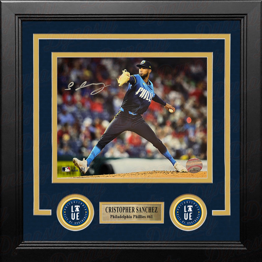 Cristopher Sanchez Autographed Philadelphia Phillies City Connect 8