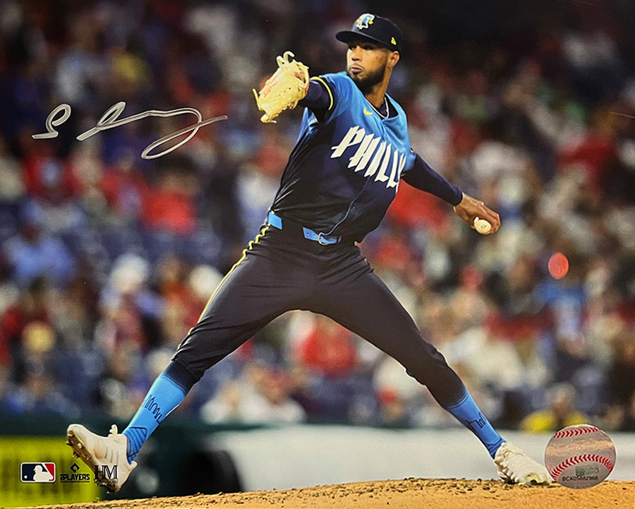 Cristopher Sanchez Autographed Philadelphia Phillies City Connect 8