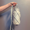 Cross Body Water Bottle Carrier In the Pink | Hands Free Portable Bottle Holder | Drinkware Accessories