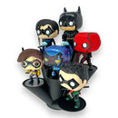 Funko Pop and Action Figure Display Riser, 6 Level Crystal Stand, Tiered Collectible Display for 6 and 7 Inch Figures