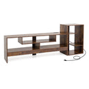 TV Stand for 55 Inch TV with Power Outlets and Storage