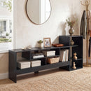 TV Stand for 55 Inch TV with Power Outlets and Storage