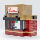 Brick-Fil-A Stand with Employee Minifig