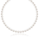 14k Yellow Gold Necklace with White Freshwater Cultured Pearls (6.0mm to 6.5mm)