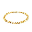 5.8mm 14k Yellow Gold Solid Miami Cuban Bracelet