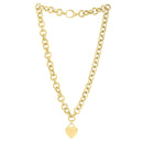 14k Yellow Gold Rolo Link Necklace (11.40 mm)