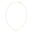 14K Yellow Gold Aries Necklace