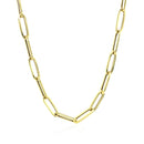 14K Yellow Gold Bold Paperclip Chain (4.2 mm)