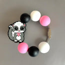 Lovey Skunk Bracelet - Tumbler Handle Charm