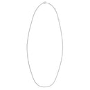 Double Extendable Cable Chain in 14k White Gold (1.40 mm)