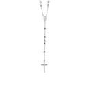 Rosary Chain and Large Bead Necklace in Sterling Silver
