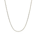 Sterling Silver 1.5mm Adjustable Sparkle Chain