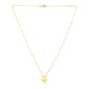 14K Yellow Gold Four Leaf Clover Necklace