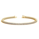 Lab Grown Round Diamond Tennis Bracelet in 14k Yellow Gold (3 cctw F/G VS2/SI1)