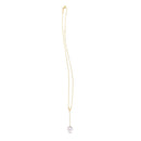 14k Yellow Gold Tesoro Pearl Lariat Necklace