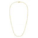 14k Yellow Gold Alternate Valentino Chain (1.40 mm)