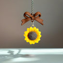 Coquette Sunflower Charm - Tumbler Handle Charm