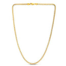 14k Yellow Gold Round Pave Franco Chain (4.00 mm)