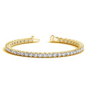 Lab Grown Round Diamond Tennis Bracelet in 14k Yellow Gold (8 cctw F/G VS2/SI1)